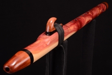 Eastern Red Cedar Native American Flute, Minor, Mid A-4, #G38G